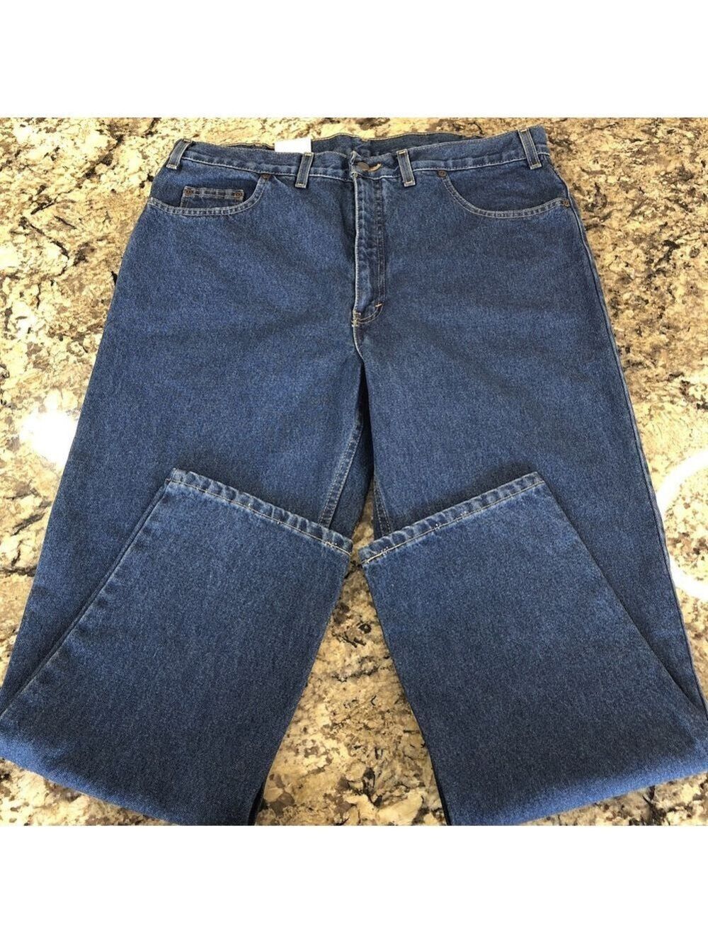 Size 38 X 30 Kirkland Mens Relax Fit Denim Jeans With Tags Made In Canada VTG